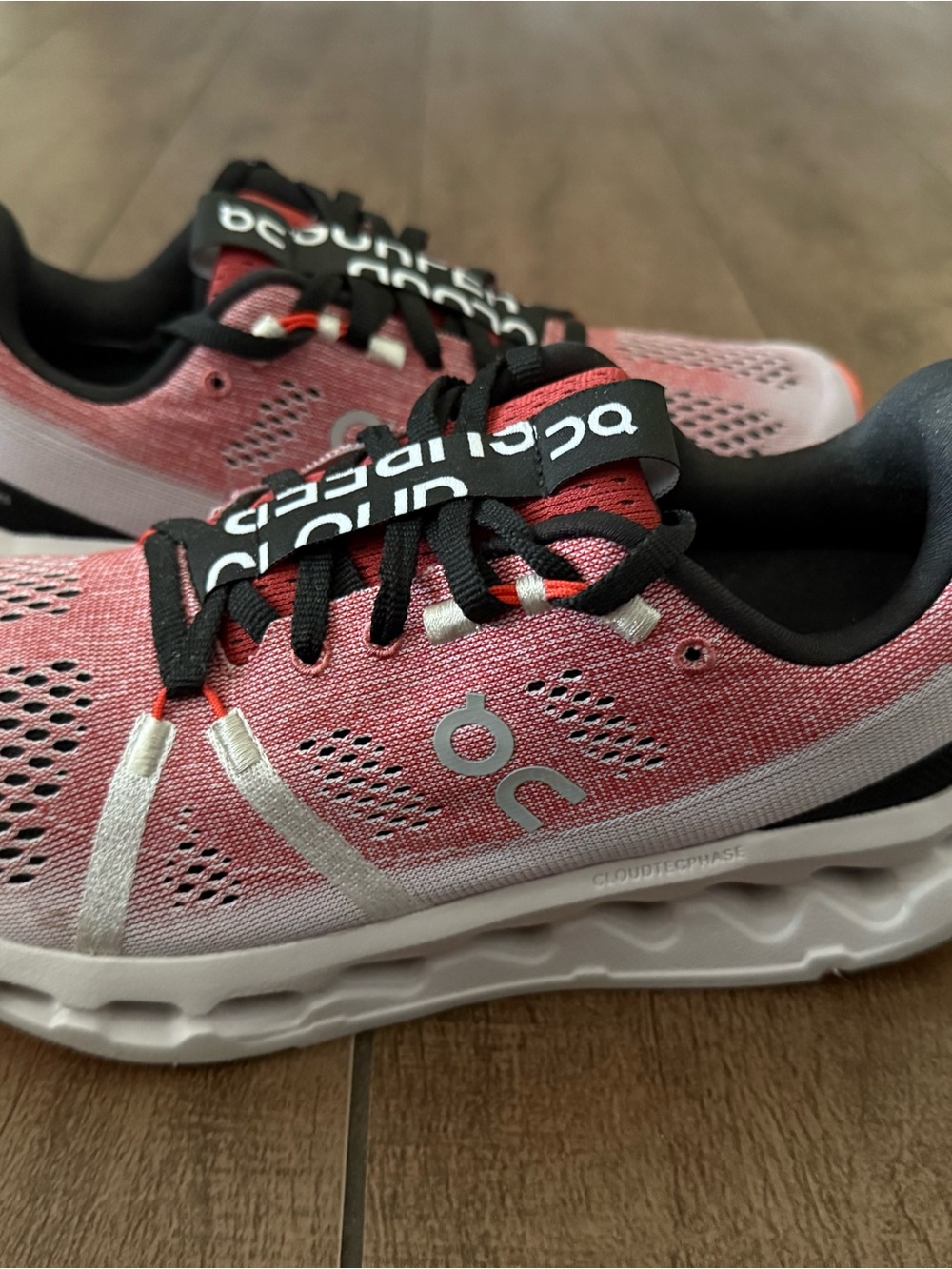 On Cloud Running Cloudsurfer Sneakers Pink White Gradient 3WD10442313 Sz 7.5